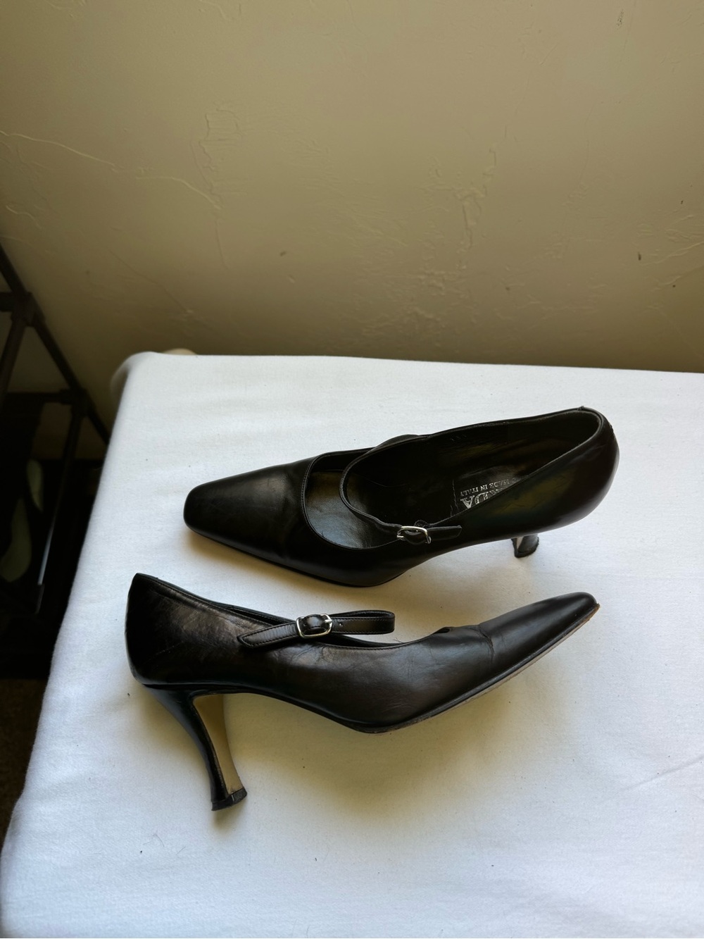 Black Varda Mary Jane heels sleek 90s/Y2K silhouette ✨ Size 36.5 USA 6.5